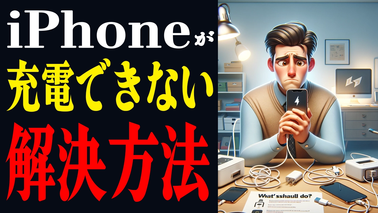 iPhoneが充電できない！すぐ消える問題を解決！どうすればいいの？