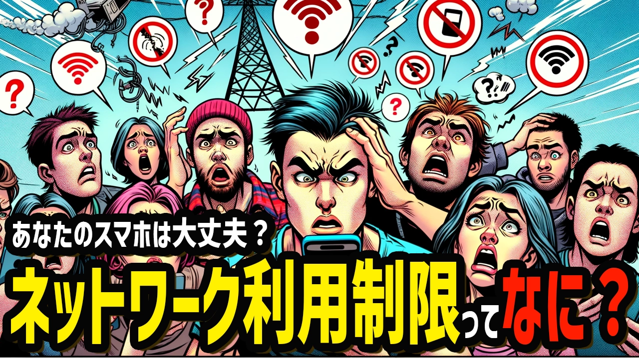 「ネットワーク利用制限」って何？あなたのスマホは大丈夫？