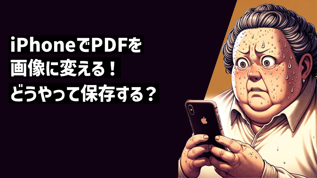 iPhoneでPDFを画像に変える！どうやって保存する？