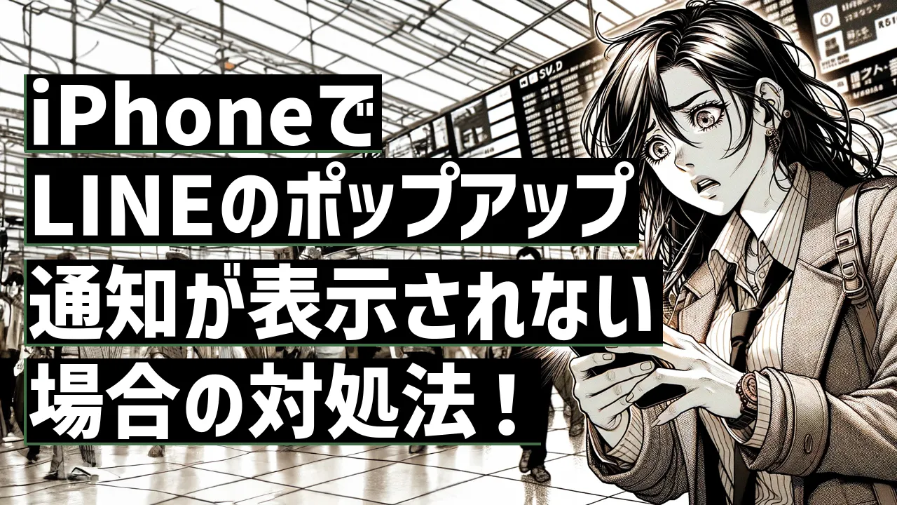 iPhoneでLINEのポップアップ通知が表示されない場合の対処法！