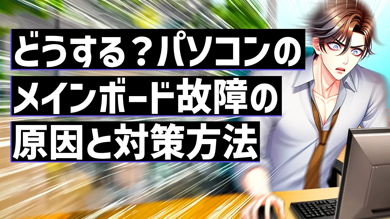 どうする？パソコンのメインボード故障の原因と対策方法